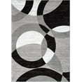 thumbnail image 1 of Well Woven Dulcet Bingo Modern Geometric Grey 2'7" x 3'11" Accent Doormat Rug, 1 of 6