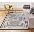 thumbnail image 1 of Well Woven Dulcet Grey/black Medallion Traditional Oversized Area Rug, 1 of 4