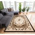 thumbnail image 1 of Well Woven Dulcet Medallion Traditional Area Rugs, Brown, 1 of 1