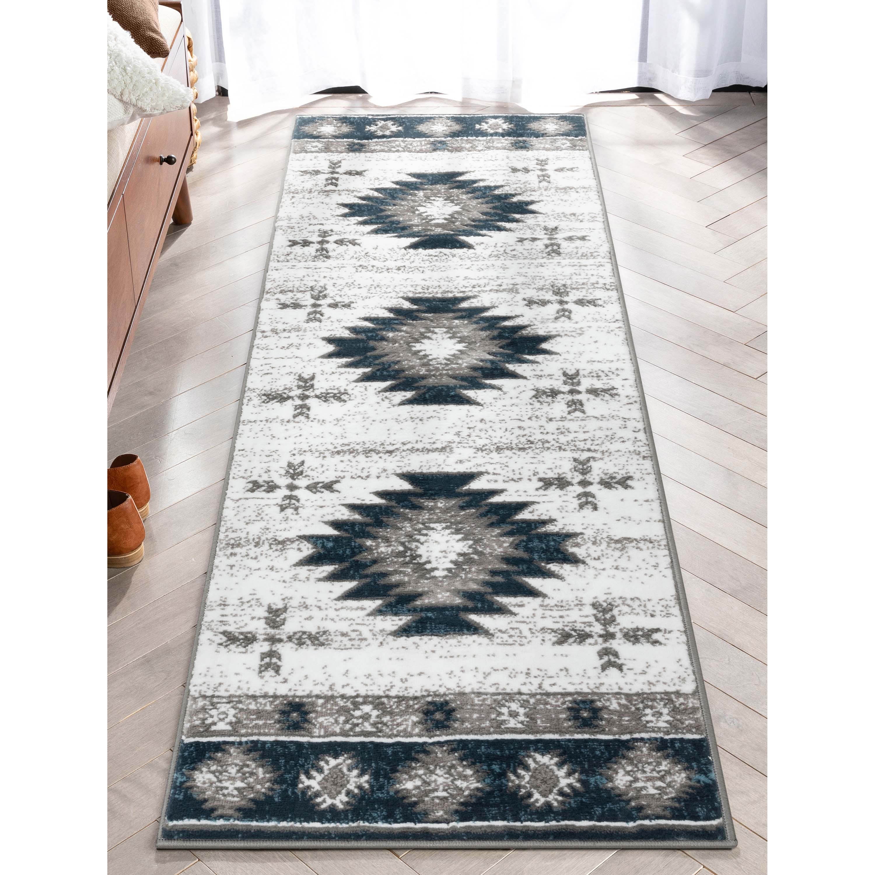 Well Woven Dulcet Rodrigo Moroccan Medallion Blue 2'3" x 7'3" Runner Rug