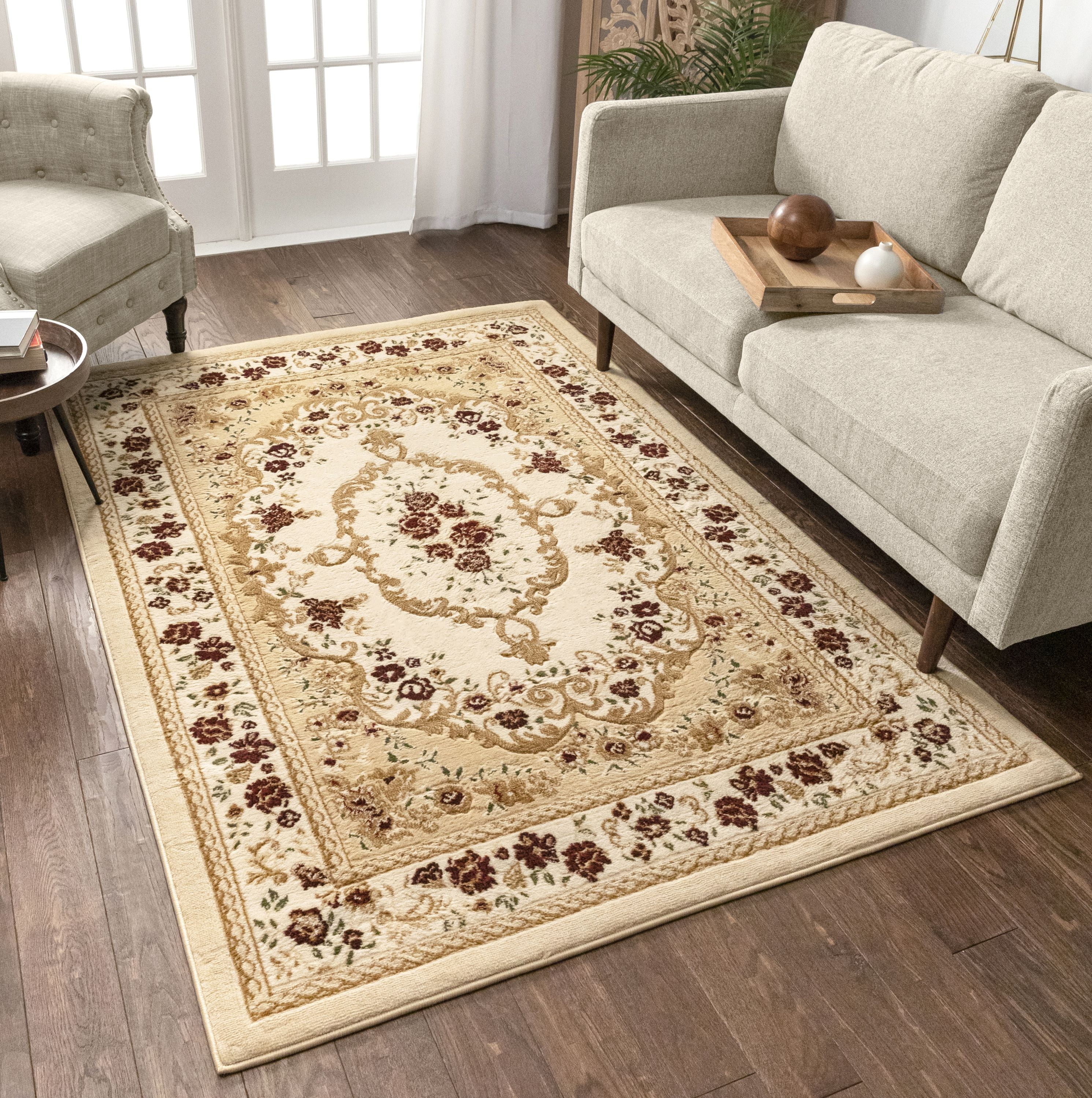 Free Shipping! Well Woven Dulcet Versaille Traditional Ivory Area Rug 3 ...