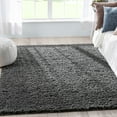thumbnail image 1 of Well Woven Elle Basics Emerson Modern Shag Geometric Dark Grey 6'7" x 9'6" Area Rug, 1 of 9