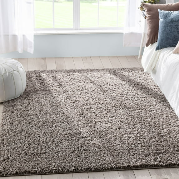 Well Woven Elle Basics Emerson Modern Textured Beige / Grey 5'3" x 7'3" Area Rug