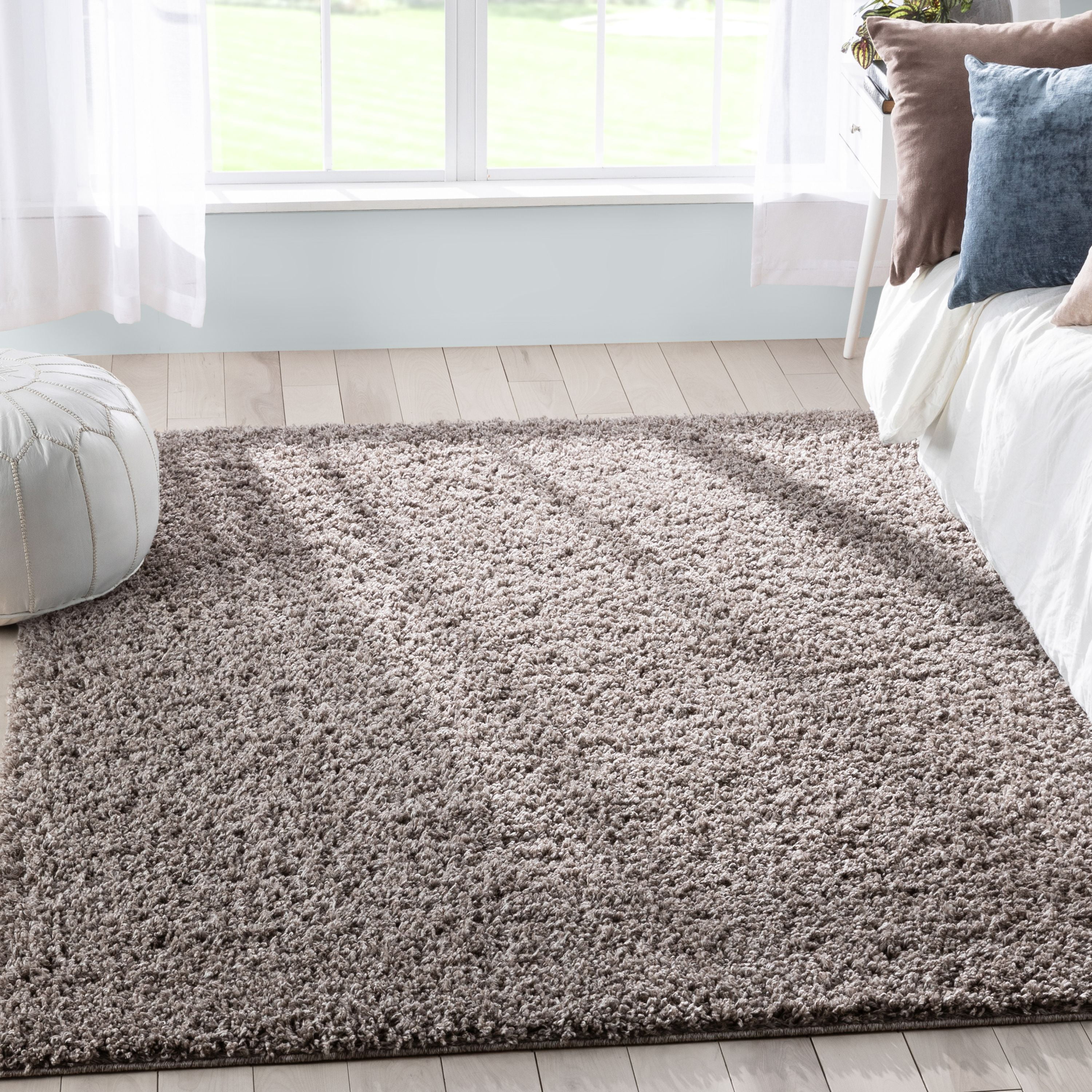 Well Woven Elle Basics Emerson Modern Textured Beige / Grey 6'7" x 9'6" Area Rug