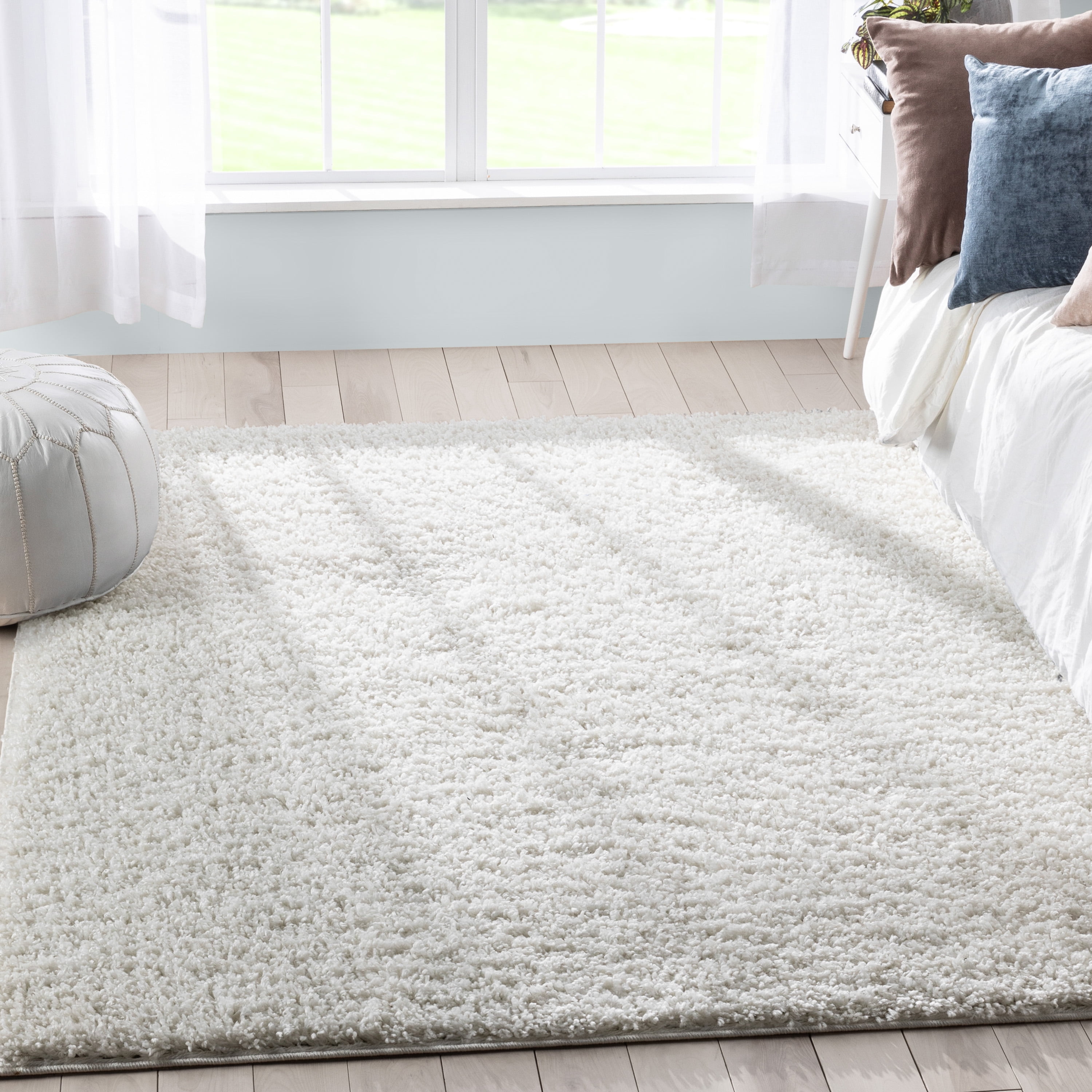 Well Woven Elle Basics Emerson Modern Textured Ivory 5'3" x 7'3" Area Rug