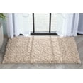 thumbnail image 1 of Well Woven Elle Basics | Emerson Shag Beige | Textured Mat Rug 2x4 (2'3" x 3'11"), 1 of 8