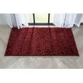 thumbnail image 1 of Well Woven Elle Basics | Emerson Shag Deep Red | Textured Mat Rug 2x4 (2'3" x 3'11"), 1 of 8