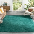 thumbnail image 1 of Well Woven Elle Basics | Emerson Shag Green | Textured Area Rug 3x5 (3'11" x 5'3"), 1 of 8