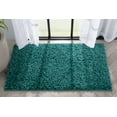thumbnail image 1 of Well Woven Elle Basics | Emerson Shag Green | Textured Mat Rug 2x4 (2'3" x 3'11"), 1 of 8