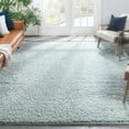 thumbnail image 1 of Well Woven Elle Basics | Emerson Shag Seafoam Green | Textured Area Rug 8x10 (7'10" x 9'10"), 1 of 9