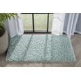 thumbnail image 1 of Well Woven Elle Basics | Emerson Shag Seafoam Green | Textured Mat Rug 2x4 (2'3" x 3'11"), 1 of 8