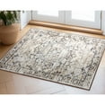 thumbnail image 1 of Well Woven Elle Basics Rendezvous Vintage Medallion Beige 2' x 3' Area Rug Non-Slip Rubber Backed Washable Rug for Bedroom Kitchen & Entryways, 1 of 1