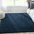 thumbnail image 1 of Well Woven Elle Basics Emerson Modern Textured Solid Dark Blue 5'3" x 7'3" Area Rug, 1 of 2