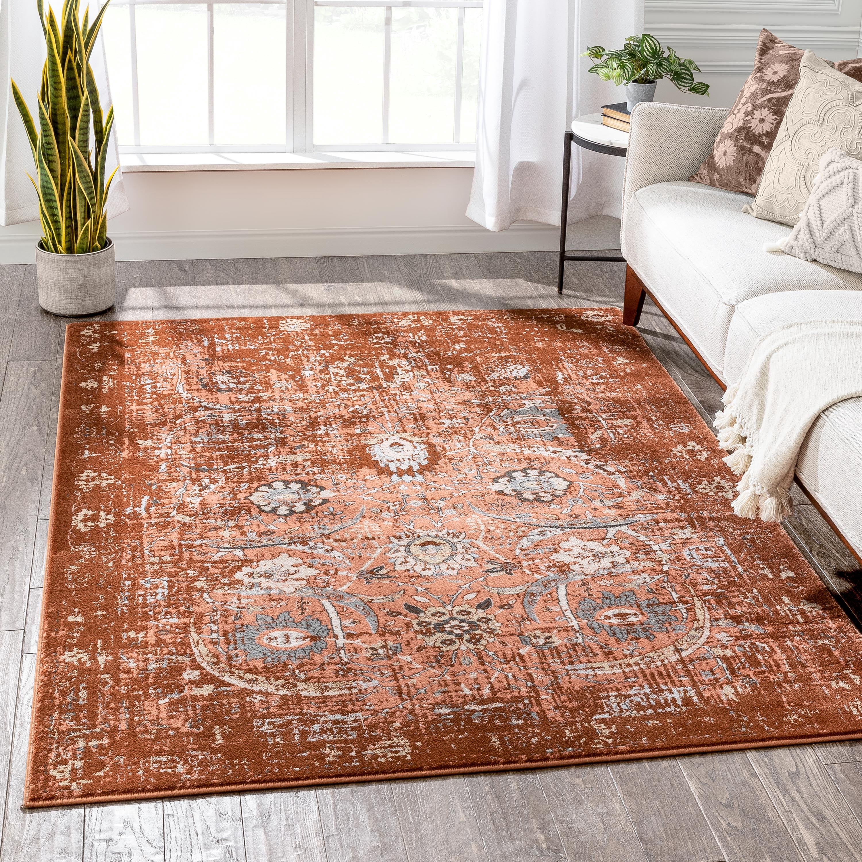 Well Woven Elle Copper Persian Vintage Shiraz 5x7 (5'3