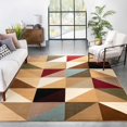 thumbnail image 1 of Well Woven Ermine Multi Boxes & Triangles Geometric Pattern Area Rug 3'11" x 5'3", 1 of 7