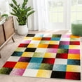thumbnail image 1 of Well Woven Exuberance Multicolor Checkered Boxes Geometric 8x10 (7'10" x 9'10") Area Rug, 1 of 8