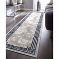 thumbnail image 1 of Well Woven Fairmont Huntington Modern Abstract Marble Pattern Blue 2'7" x 9'10" Runner Rug, 1 of 6