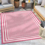 Beverly Rug Polypropylene Outdoor/Indoor Area Rug, Patio Porch Garden ...
