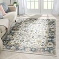 thumbnail image 1 of Well Woven Farah Corinne Vintage Distressed Bohemian Oriental Ivory 9'3" x 12'6" Area Rug, 1 of 9