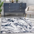 thumbnail image 1 of Well Woven Feye Abstract Blue Painterly Style Soft Glam Distressed Area Rug 8x10 (7'10" x 9'10"), 1 of 8