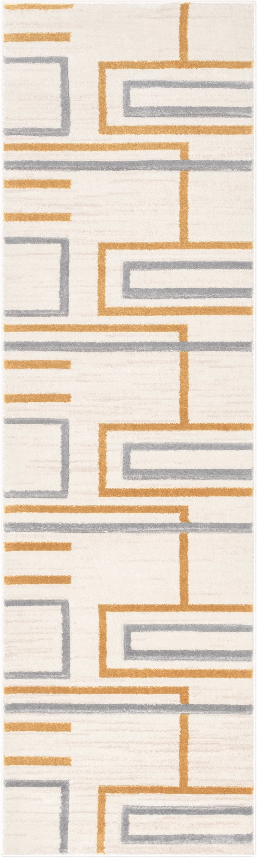 Free Shipping! Well Woven Good Vibes Fiona Modern Geometric Gold Runner ...