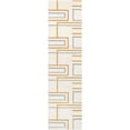 thumbnail image 1 of Well Woven Good Vibes Fiona Modern Geometric Gold 2'7" x 9'10" Runner Rug, 1 of 8