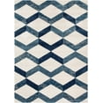 thumbnail image 1 of Well Woven Good Vibes Millie Modern Geometric Blue 7'10" x 9'10" Area Rug, 1 of 8