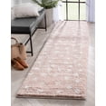 thumbnail image 1 of Well Woven Haven Celestial Skies Modern Geometric Pink Shag Plush Pile 2'7" x 9'10" Runner Rug, 1 of 7