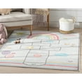 thumbnail image 1 of Well Woven Hopscotch Rug Playmat Grey Multicolor 3'3" x 5' Apollo Kids Collection, 1 of 7