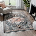 thumbnail image 1 of Well Woven Indira Minos Vintage Bohemian Oriental Floral Black 6'7'' x 9'6'' Area Rug, 1 of 7