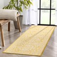 thumbnail image 1 of Well Woven Indoor/Outdoor Runner Rug 2'3" x 7'3" Delphi Yellow Persian Oriental, 1 of 7