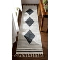 thumbnail image 1 of Well Woven Jane Grey Nordic Tribal Medallion Runner Rug 3x10 (2'7" x 9'10"), 1 of 7