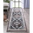 thumbnail image 1 of Well Woven Jolena Black Vintage Oriental Medallion Boho (2'7" x 9'10") Runner Rug, 1 of 7