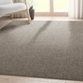 thumbnail image 1 of Well Woven Jute Airedale Modern Solid & Striped Flat-Weave Grey 5' x 7' Area Rug, 1 of 6