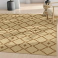 thumbnail image 1 of Well Woven Jute Akita Modern Moroccan Flat-Weave Beige 7'10" x 9'10" Area Rug, 1 of 7