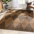 thumbnail image 1 of Well Woven Kaila Natural Jute Indoor/Outdoor Tribal Diamonds Area Rug 5x7 (5'3" x 7'3"), 1 of 10