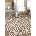 thumbnail image 1 of Well Woven KA-42-5 Kasper Leos Beige Modern Mosaic Soft Area Rug - 5 ft. 3 in. x 7 ft. 3 in., 1 of 5