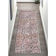 thumbnail image 1 of Well Woven Kensington Adeline Multi Vintage Modern Plaid Distressed 2'3" x 7'3" Runner Rug, 1 of 2