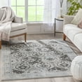 thumbnail image 1 of Well Woven Kensington Marjorie Modern Kids Shag Oriental Grey Plush Pile 2'7'' x 9'10'' Runner Rug, 1 of 7
