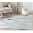 thumbnail image 1 of Well Woven Kids Rugs Cloud 9 Modern Linen Printed Distressed Machine Washable 5' x 7' Area Rug, 1 of 1