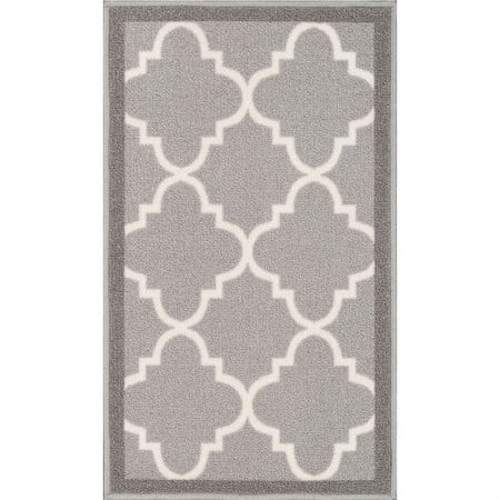 Well Woven Kings Court Brooklyn Trellis Modern Grey Area Rug