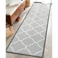 thumbnail image 1 of Well Woven Kings Court Brooklyn Trellis Modern Moroccan Gray 2'7" x 9'10" Runner Rug, 1 of 6
