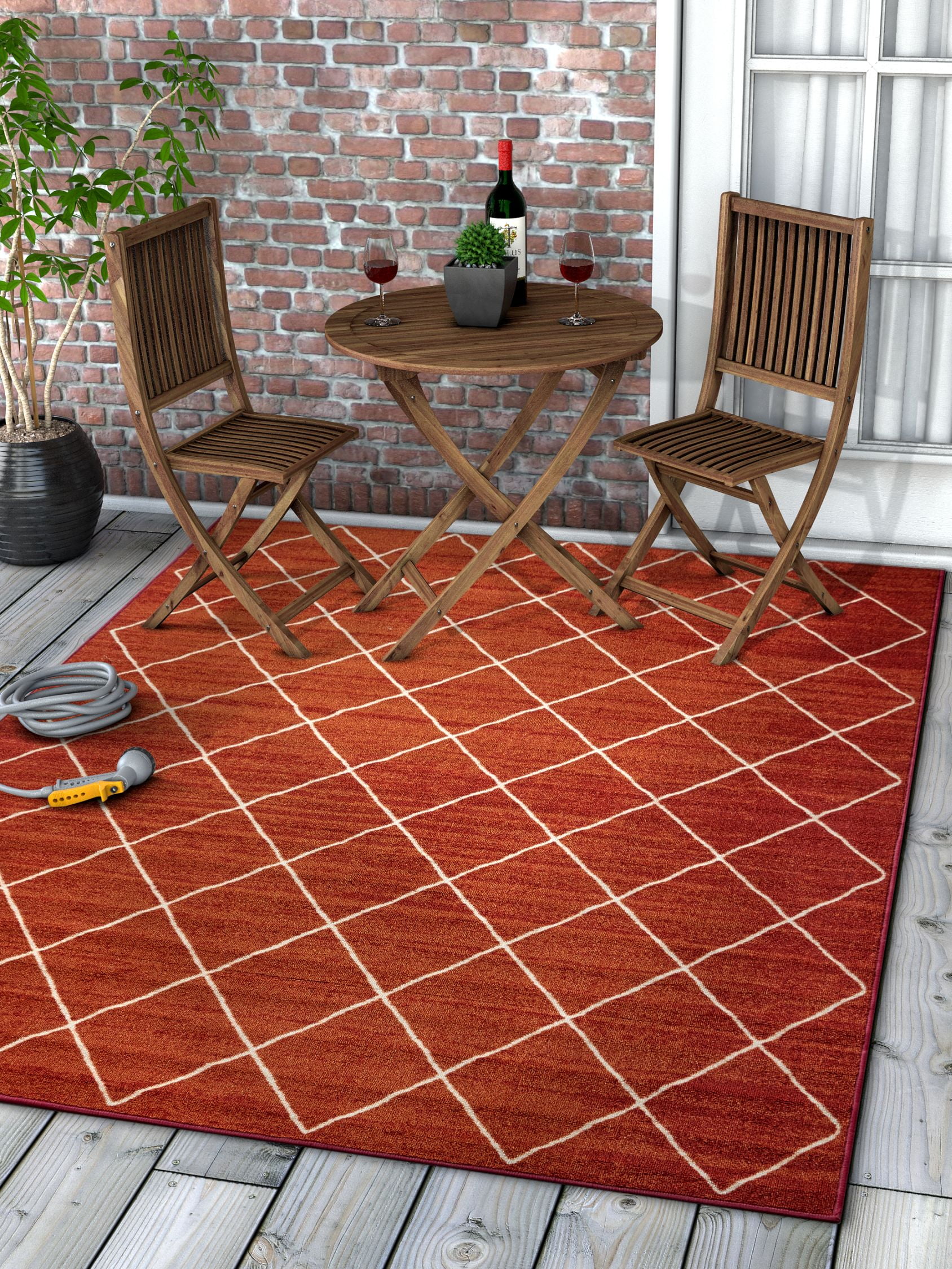 Well Woven Kings Court Clover 3'3