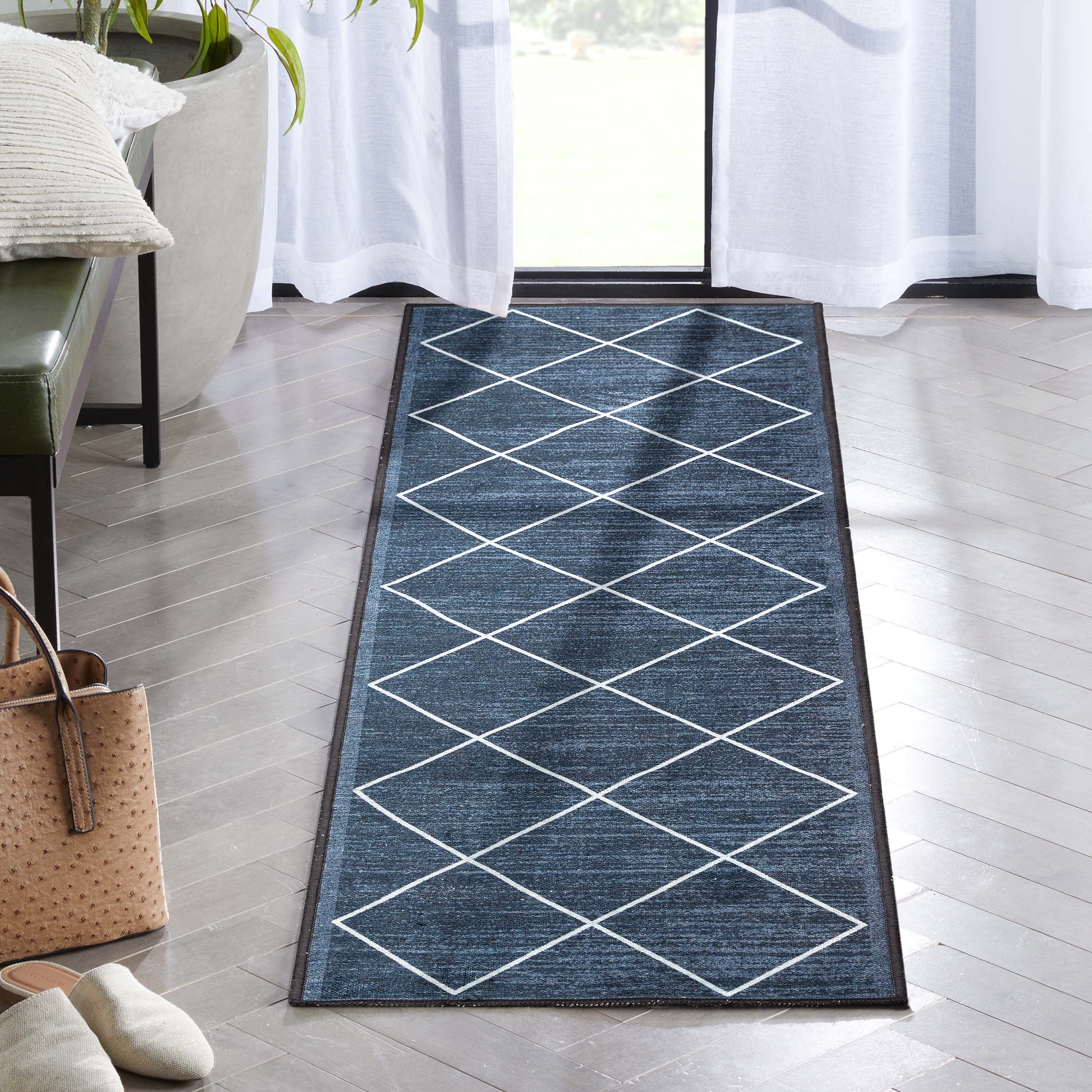 Well Woven Kings Court Clover Rug - Modern Geometric - 2 x 7 Runner ...