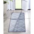 thumbnail image 1 of Well Woven Kings Court Modern Geometric Lattice Trellis Woven Runner Rug, 1' 8" x 5', 1 of 6