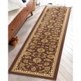 thumbnail image 1 of Well Woven Kings Court Tabriz Black Traditional Modern Oriental Black Brown 2' x 7' Runner Rug, 1 of 6