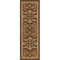 thumbnail image 1 of Well Woven Kings Court Tabriz Traditional Brown Machine Washable Indoor/Outdoor 2'7" x 12' Runner Area Rug, 1 of 2