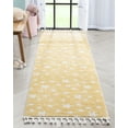 thumbnail image 1 of Well Woven Kosme Yellow Geometric Star Stain-Runner Rug 3x10 (2'7" x 9'10"), 1 of 7