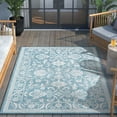 thumbnail image 1 of Well Woven Lia Delphi Oriental Persian Blue 7'10" x 10'6" Indoor/Outdoor Area Rug, 1 of 7