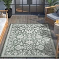 thumbnail image 1 of Well Woven Lia Delphi Oriental Persian Green 7'10" x 10'6" Indoor/Outdoor Area Rug, 1 of 7